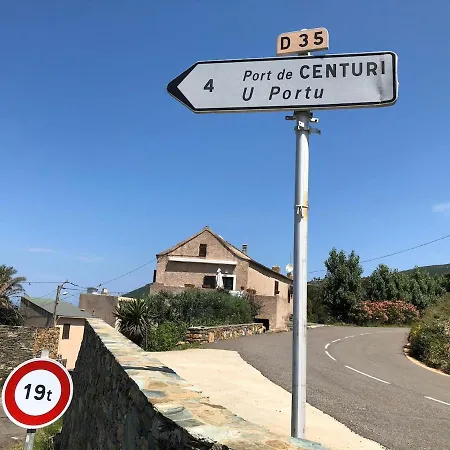 빌라 Maison Ancienne Renovee Avec Vue Sur Et Cap Corse
