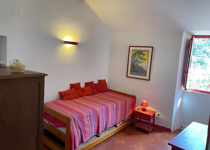 Maison Ancienne Renovee Avec Vue Sur Et Cap Corse וילה סנטורי